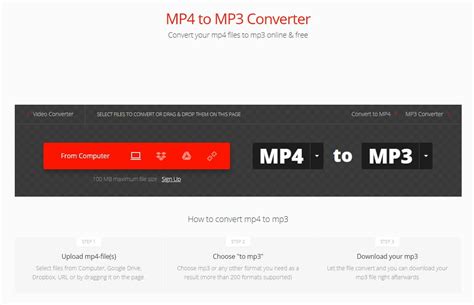 Converter MP4 em MP3 (Online e Gratuito) — Convertio